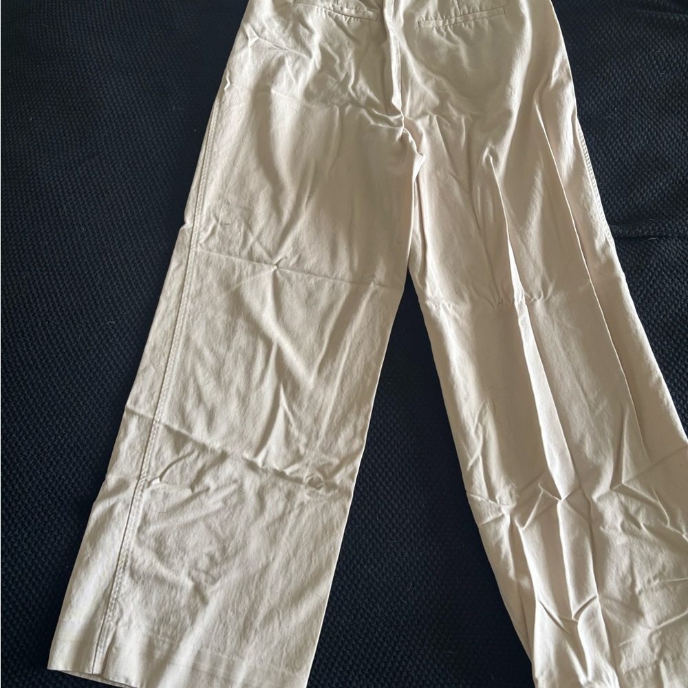 Everlane way high trousers, Cream Wide-Leg Pants